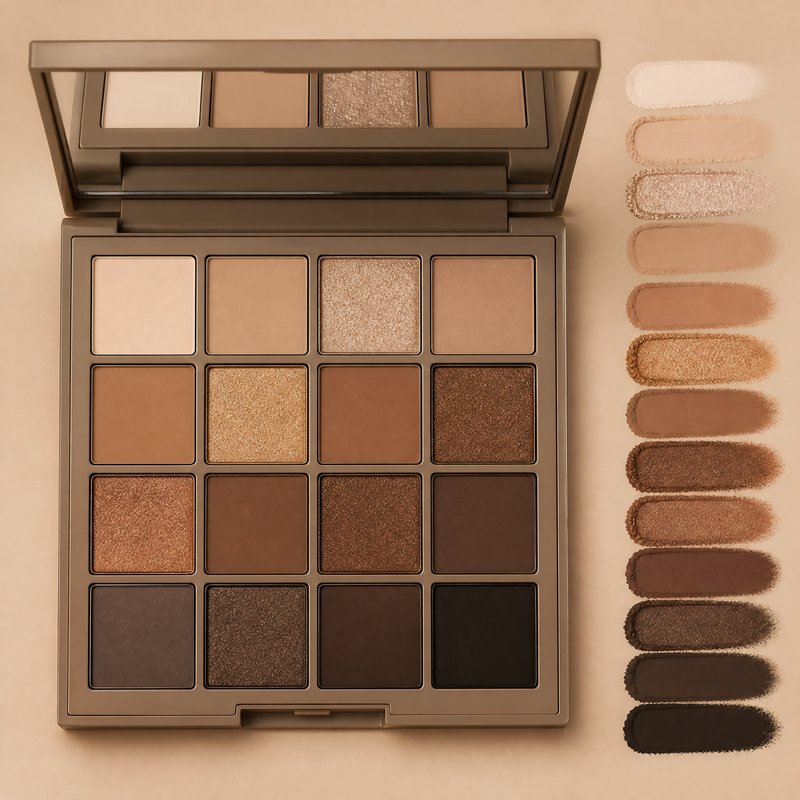 12-Pan Earth Tone Eyeshadow Palette