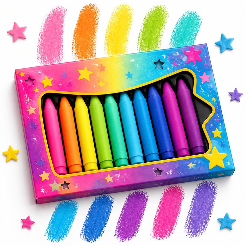 Rainbow Hair Chalk Set — 10 Colors